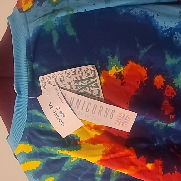 NWT LLR Tie Dye 🦄 Collection Hannah Sweater - Picture 2 of 5